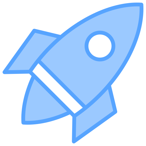 cohete Generic Blue icono