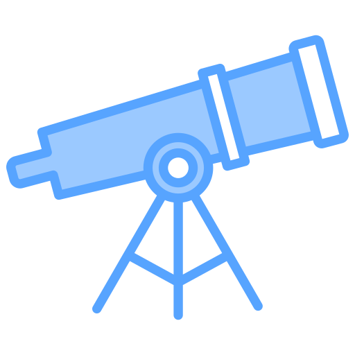 telescópio Generic Blue Ícone