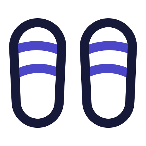 スリッパ Generic Outline Color icon