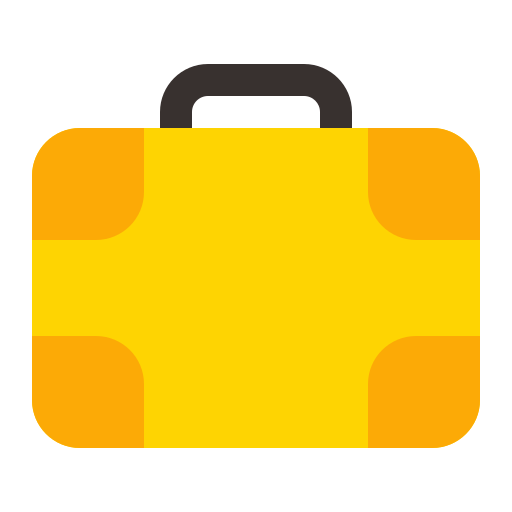 bolsa de viaje Generic Flat icono