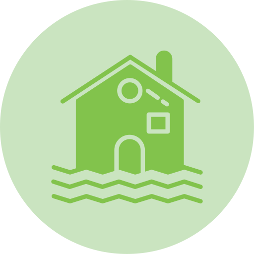 Затопленный дом Generic Flat иконка