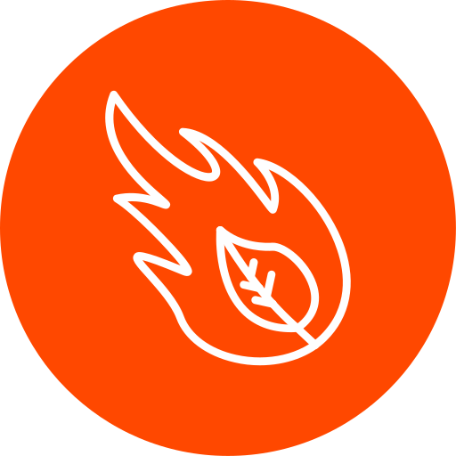 pożar lasu Generic Flat ikona