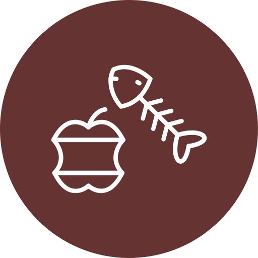 음식물 쓰레기 Generic Flat icon