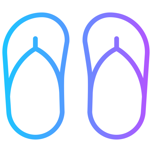des sandales Generic Gradient Icône