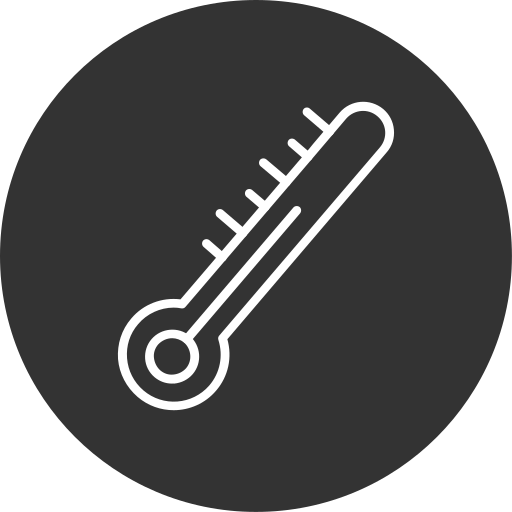 temperatuur Generic Glyph icoon