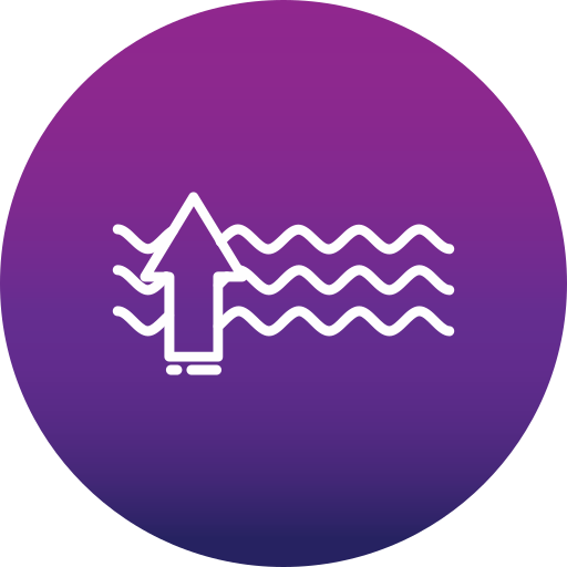 Tide Generic Flat Gradient icon