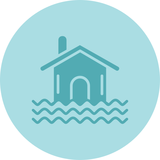 Затопленный дом Generic Flat иконка
