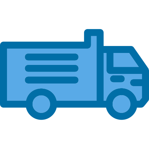 recycling vrachtwagen Generic Blue icoon