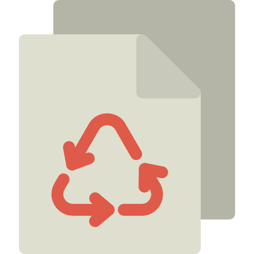 Recycled paper Generic Flat icon