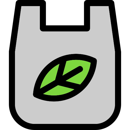 비닐 봉투 Generic Outline Color icon