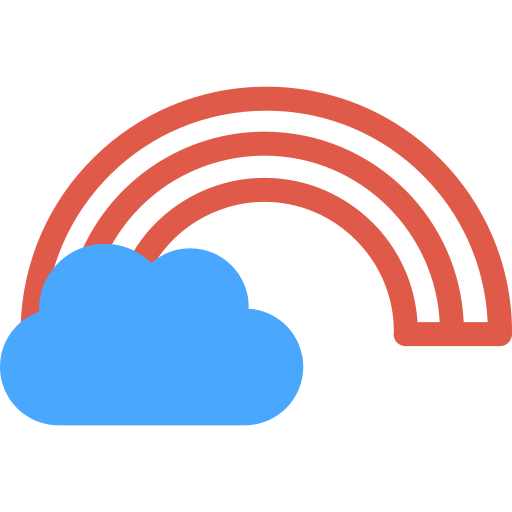 arcoíris Generic Flat icono