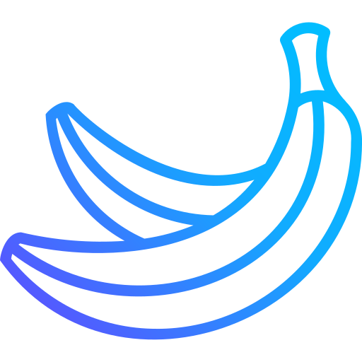 banane Generic Gradient Icône