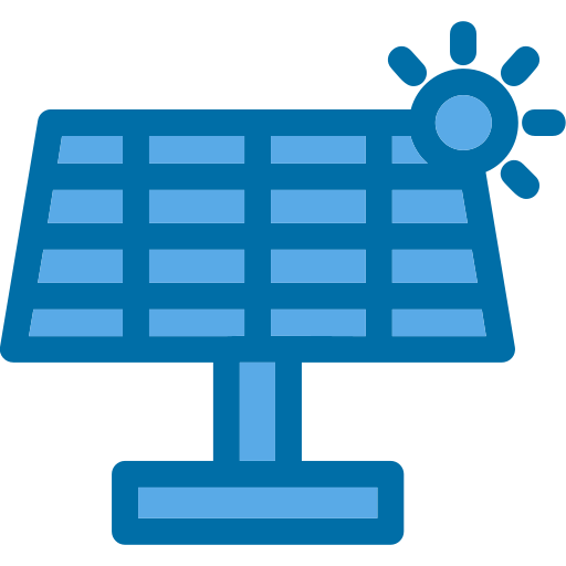 pannello solare Generic Blue icona