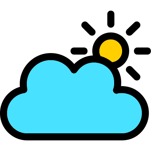 słoneczny Generic Outline Color ikona