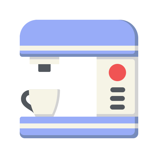 maszyna do kawy Generic Flat ikona