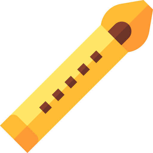 flauta Basic Straight Flat icono