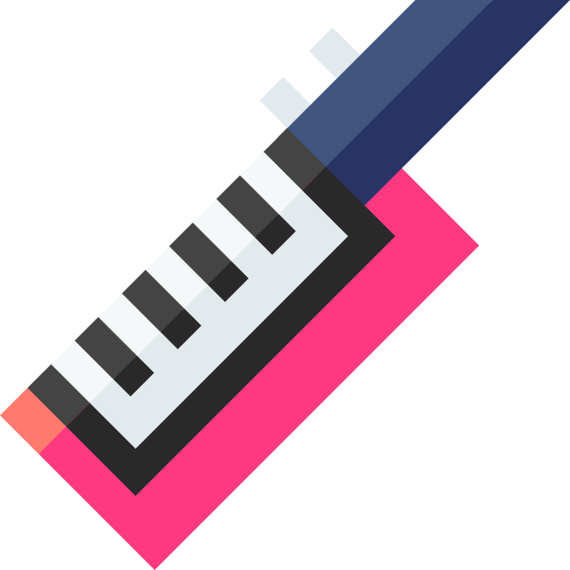 keytar Basic Straight Flat icon