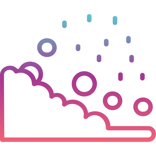 deslizamiento de tierra Generic Gradient icono