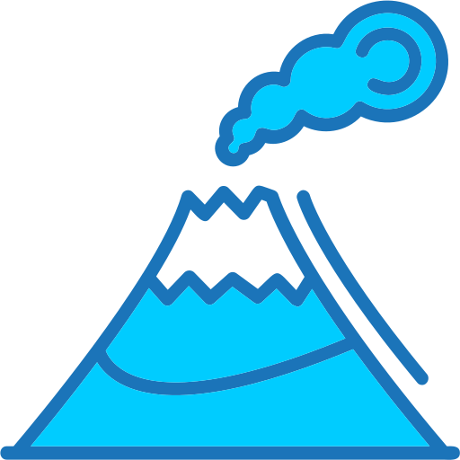 volcán Generic Blue icono