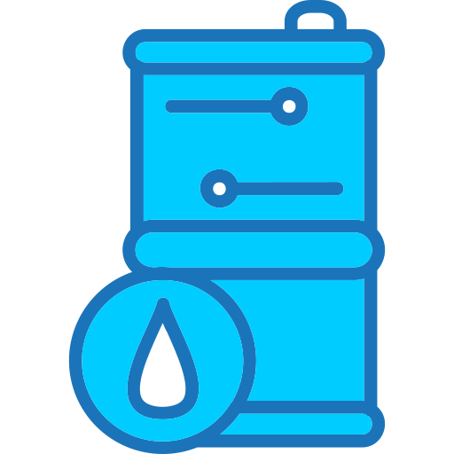 Oil barrel Generic Blue icon