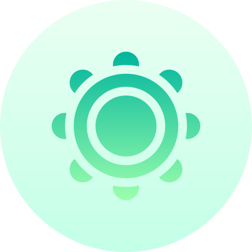 탬버린 Basic Gradient Circular icon