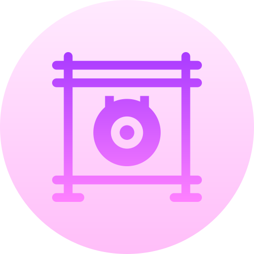 ゴング Basic Gradient Circular icon