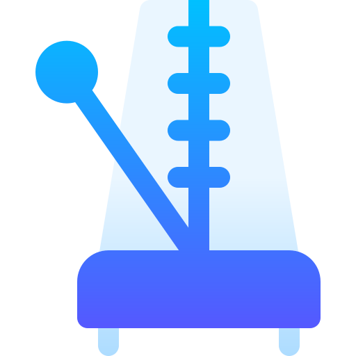 metronomo Basic Gradient Gradient icona