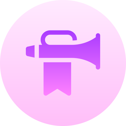 trompeteo Basic Gradient Circular icono