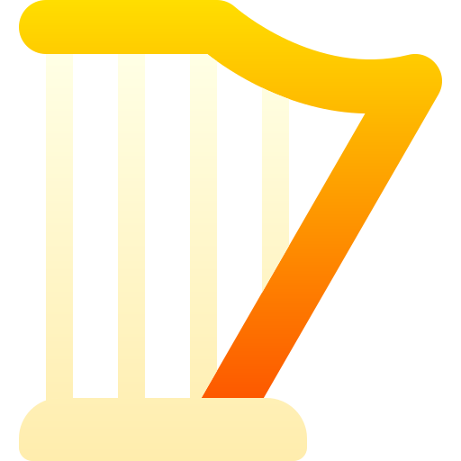 Harp Basic Gradient Gradient icon