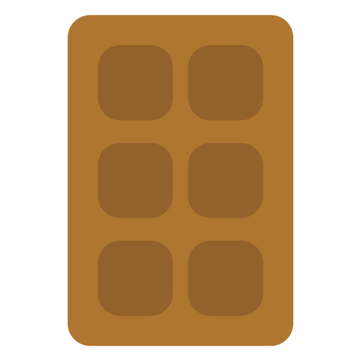 tafel schokolade Generic Flat icon