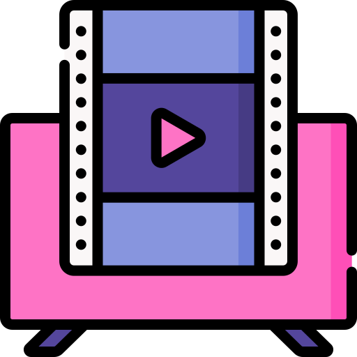 스마트 티비 Special Lineal color icon