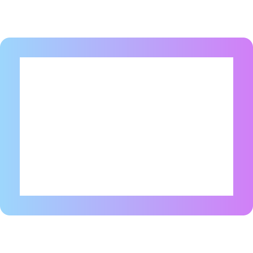Rectangle Super Basic Rounded Gradient icon