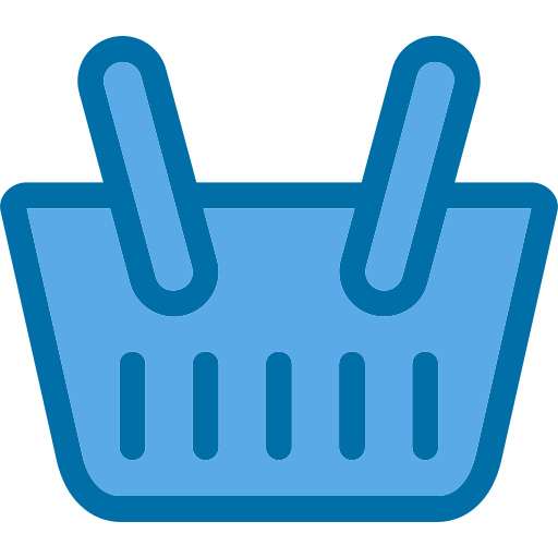 Shopping basket Generic Blue icon