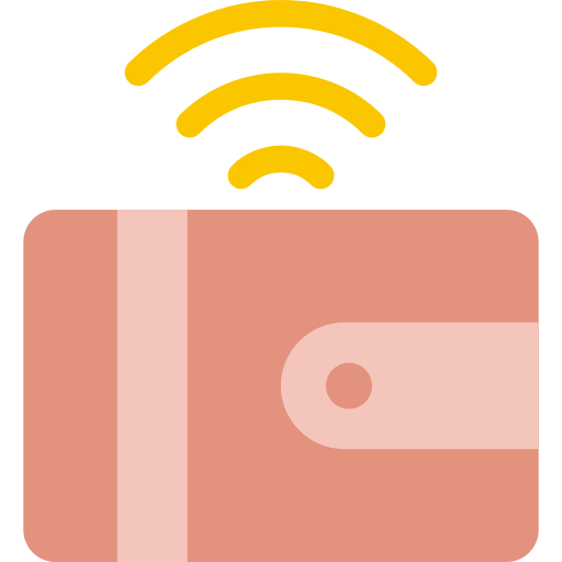 billetera electrónica Generic Flat icono