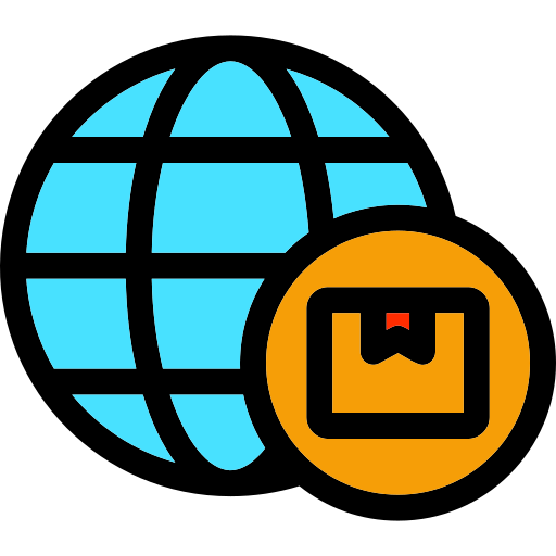 Worldwide shipping Generic Outline Color icon