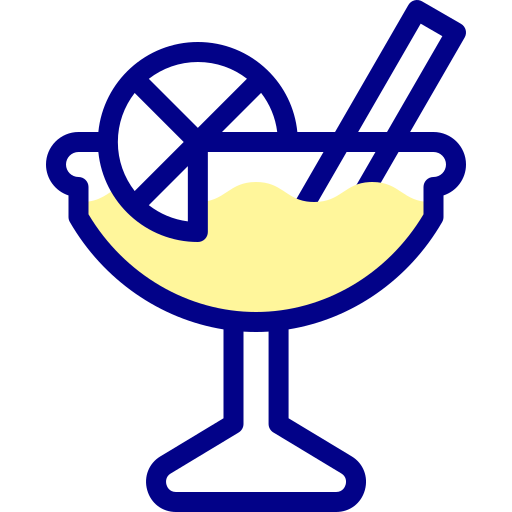 Cocktail Detailed Mixed Lineal color icon