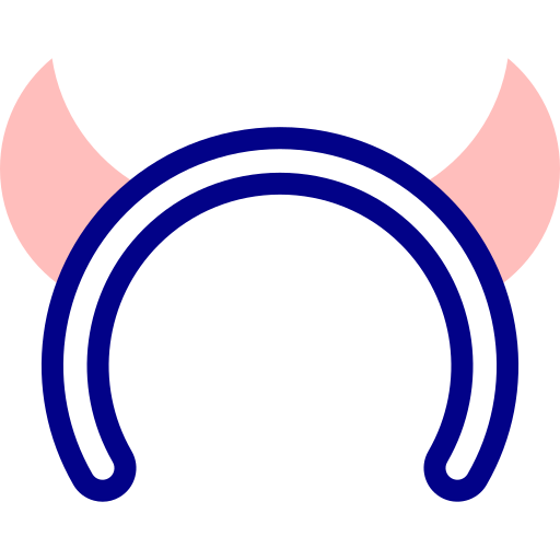 Devil Detailed Mixed Lineal color icon