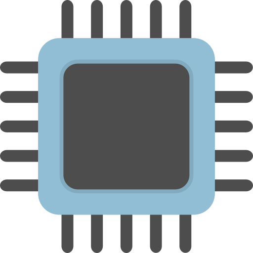 cpu Generic Flat icoon