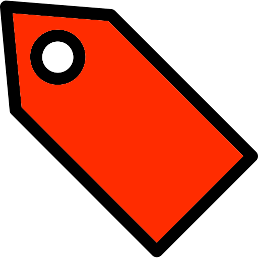 꼬리표 Generic Outline Color icon