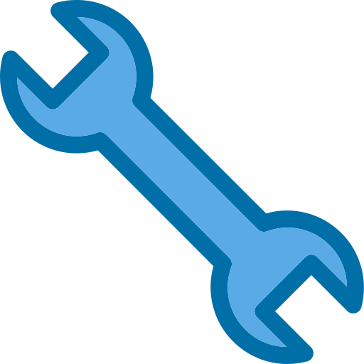 Spanner Generic Blue icon