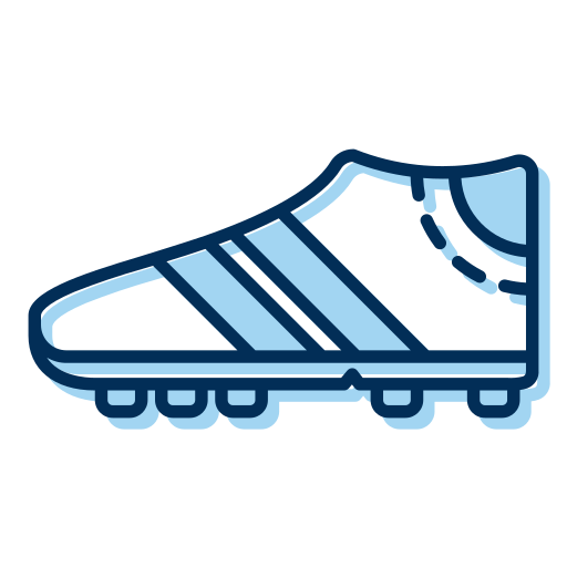 Soccer shoe Generic Blue icon
