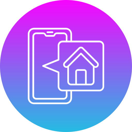 Home Generic Flat Gradient icon