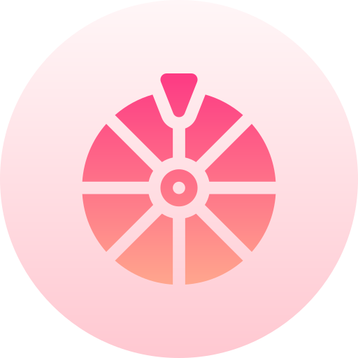 roulette Basic Gradient Circular Icône