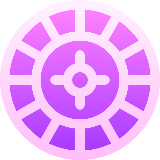 roulette Basic Gradient Gradient icoon