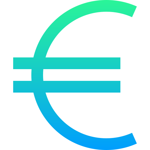 euro Super Basic Straight Gradient ikona