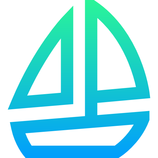 yacht Super Basic Straight Gradient icon