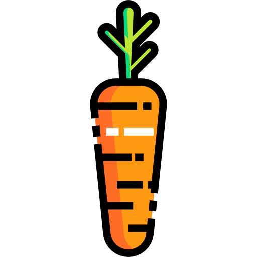zanahoria Detailed Straight Lineal color icono
