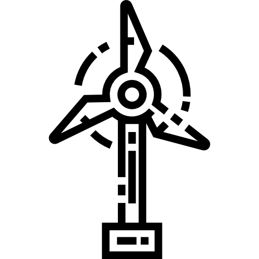 風車 Detailed Straight Lineal icon