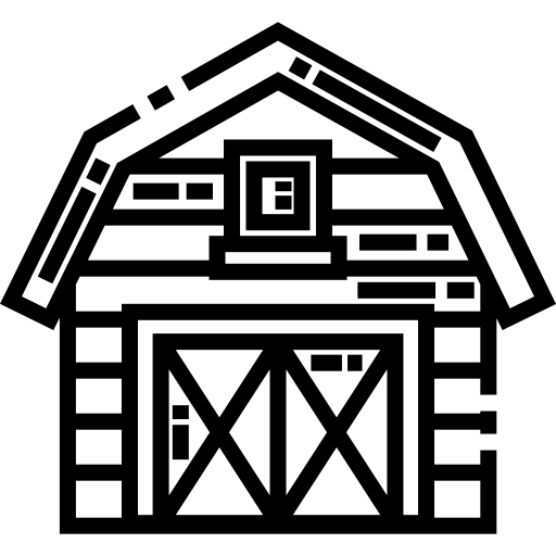 granero Detailed Straight Lineal icono