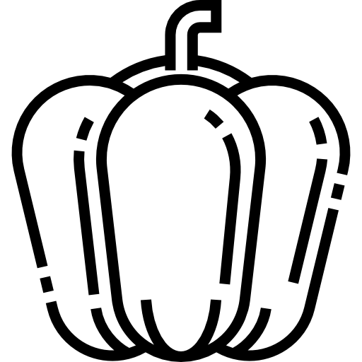 ピーマン Detailed Straight Lineal icon
